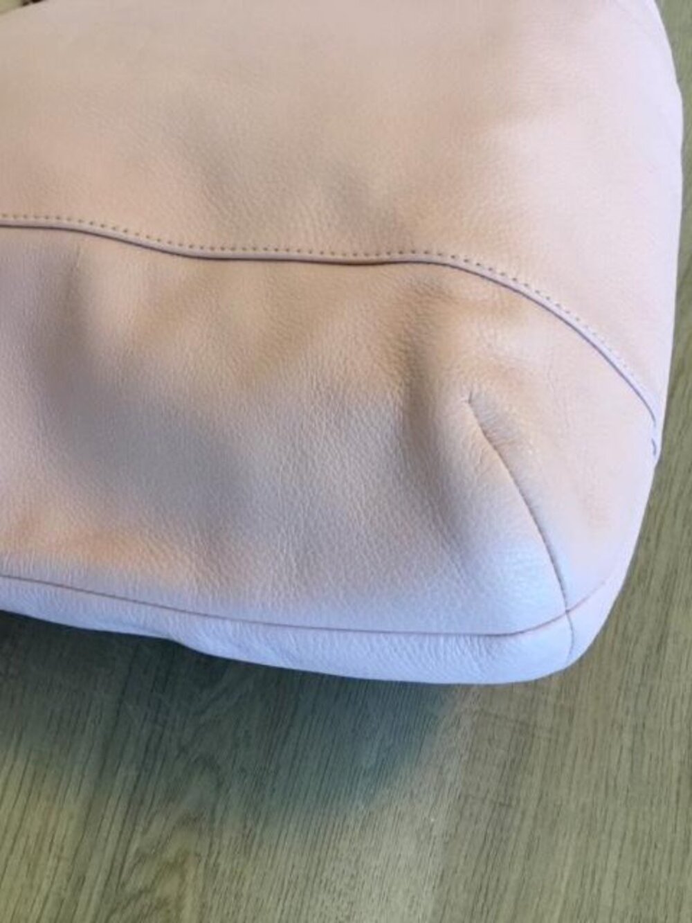 Coach Isabelle Pebble Leather Blush Pink Convertible Shoulder Crossbody NWT $395 - Picture 7 of 14